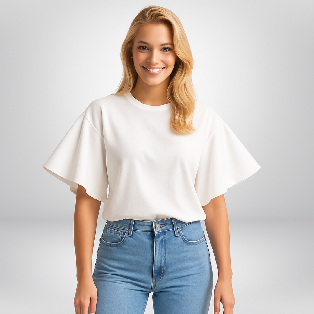 Alva™|Lös kortärmad T-shirt