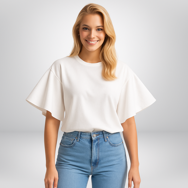 Alva™|Lös kortärmad T-shirt