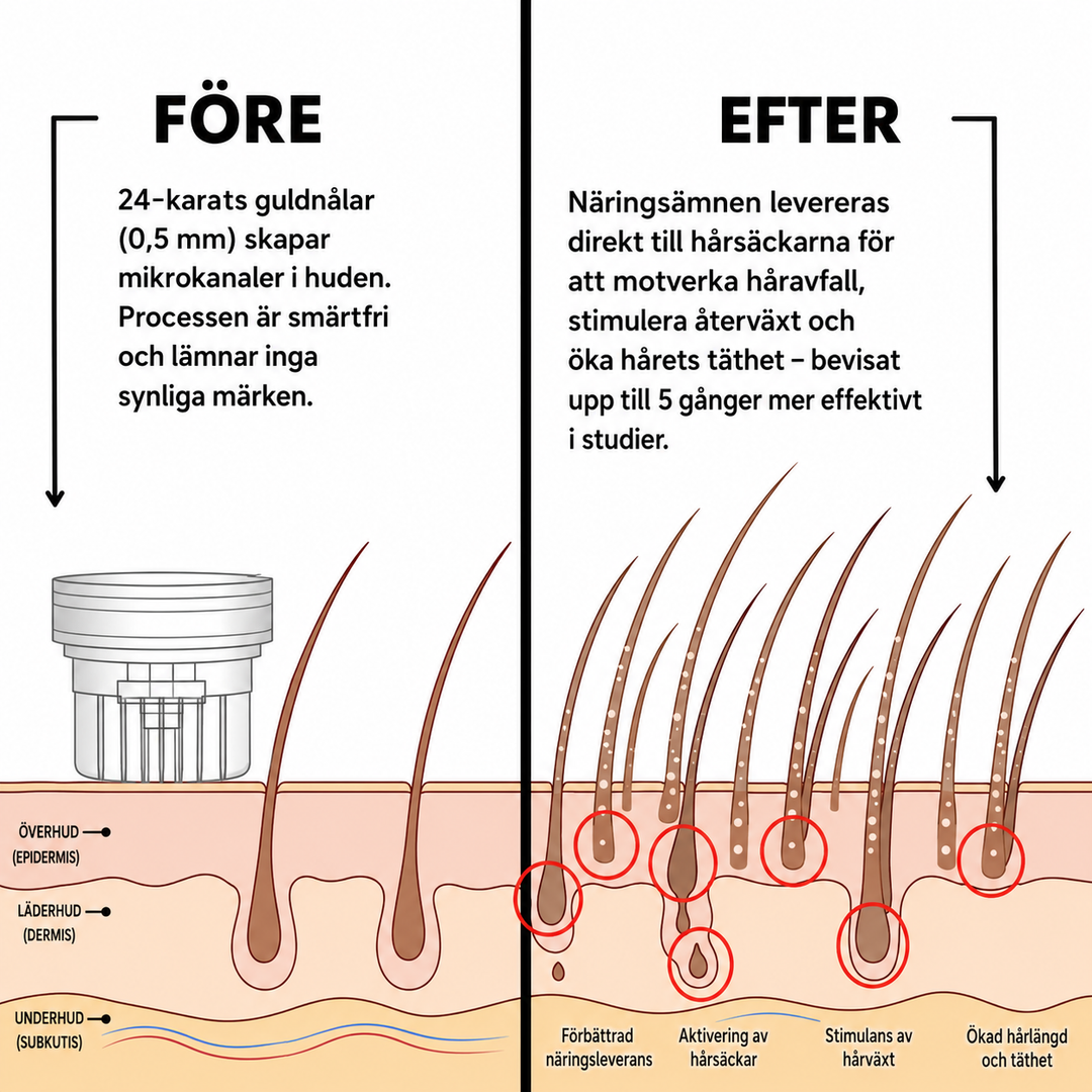 AlphaInfuse™ Hårtillväxtsystem