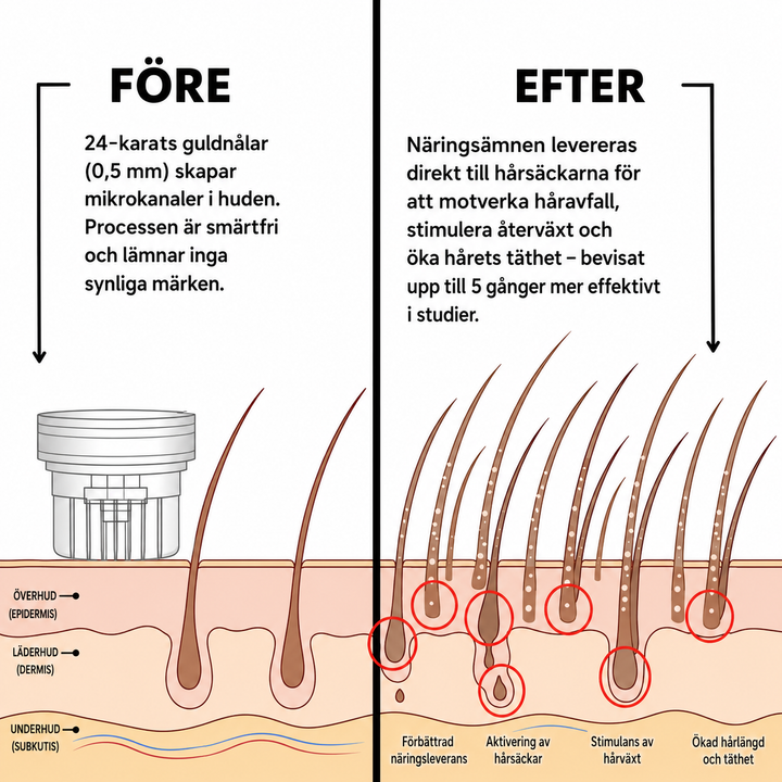 AlphaInfuse™ Hårtillväxtsystem