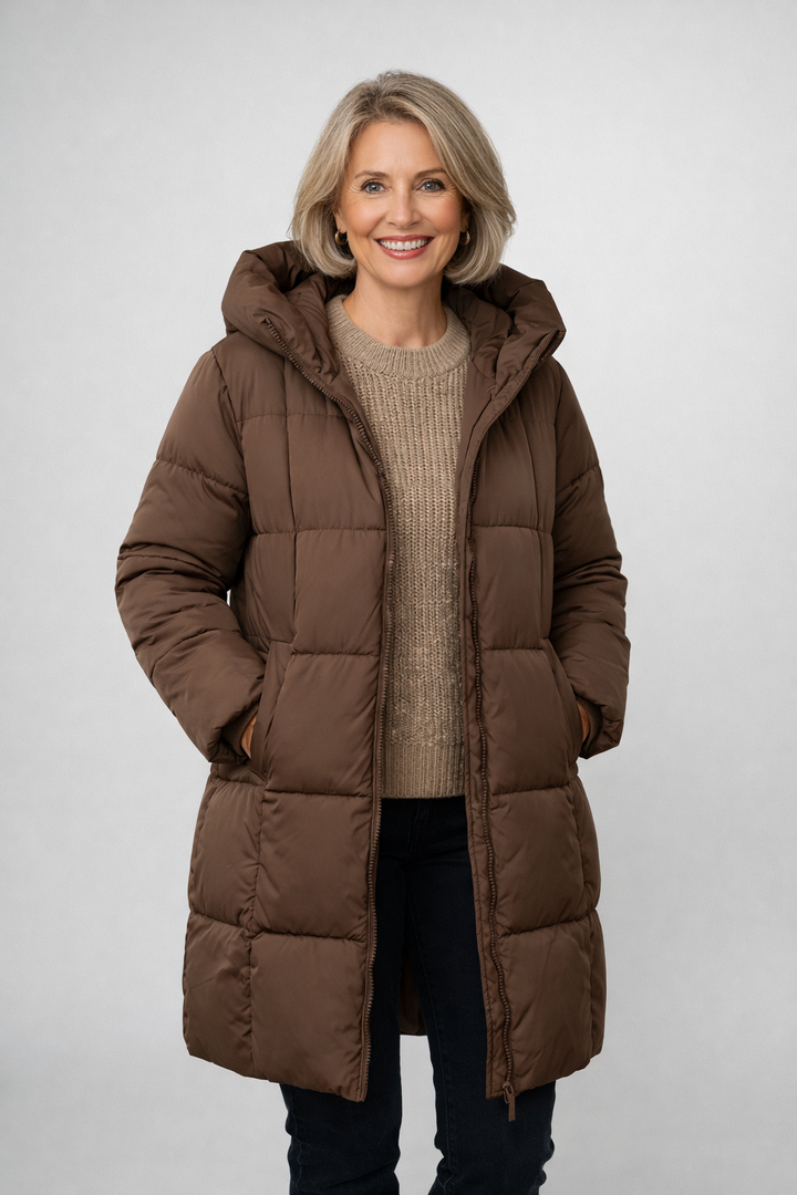 Campbell™ | Vadderad jacka med huva