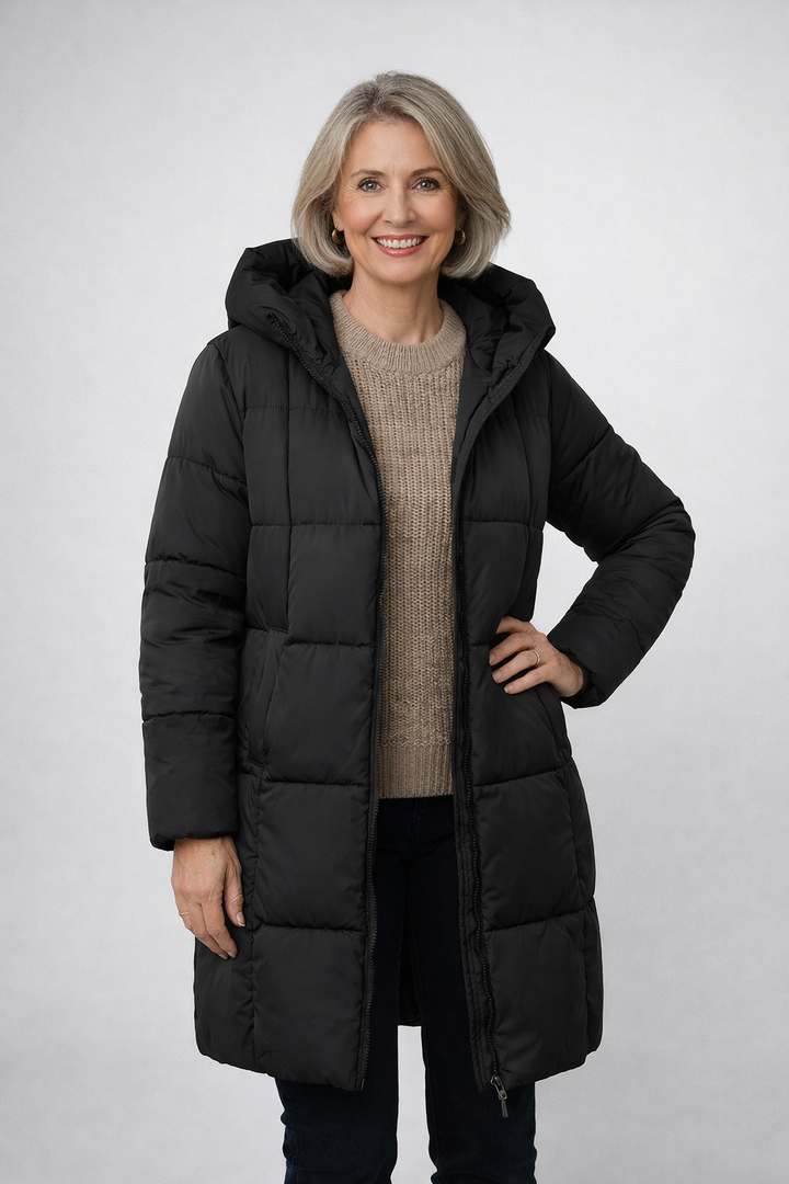 Campbell™ | Vadderad jacka med huva