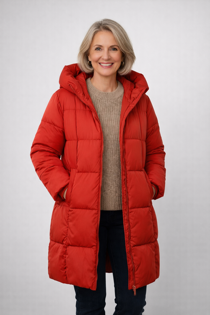 Campbell™ | Vadderad jacka med huva