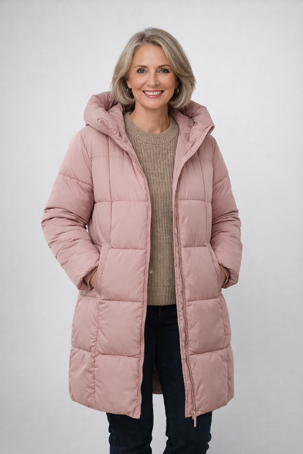 Campbell™ | Vadderad jacka med huva
