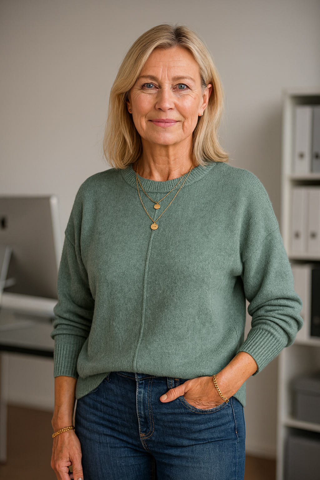 Luvelle™ – Mjuk stickad tröja med avslappnad elegans