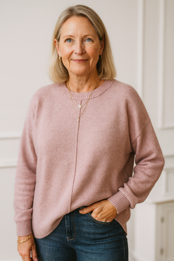 Luvelle™ – Mjuk stickad tröja med avslappnad elegans