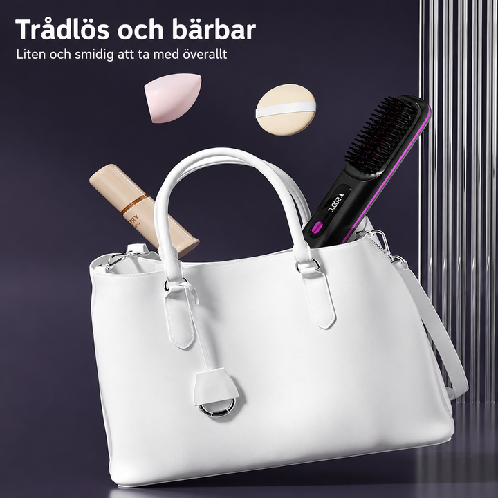 Portabel LCD Räthårborste - GoBrushPRO