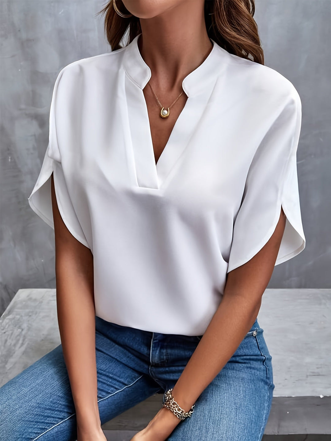 Vivian | Elegant og Tidløs Bluse