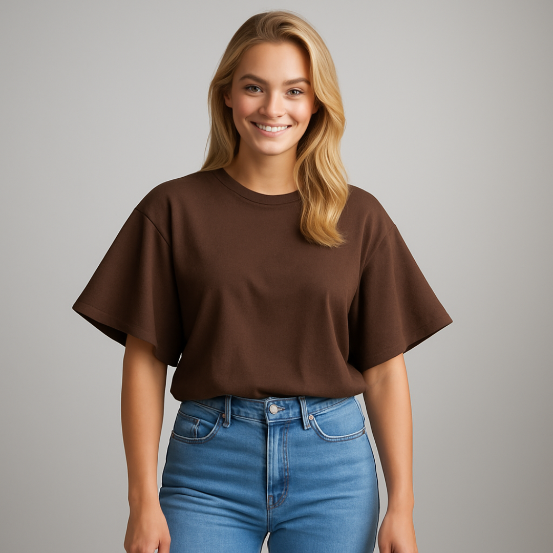 Alva™|Lös kortärmad T-shirt