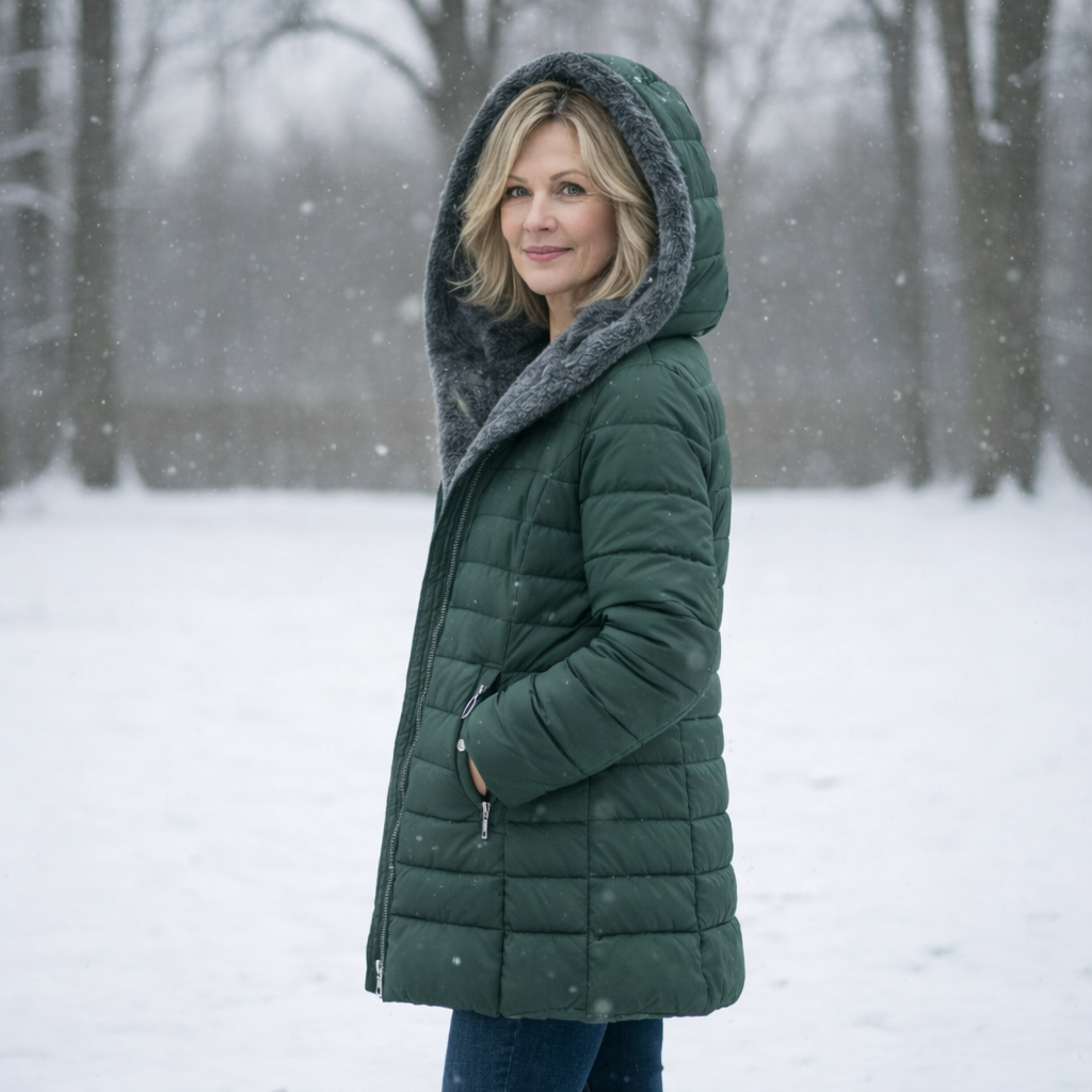 Harriet – Varm fodrad pufferjacka