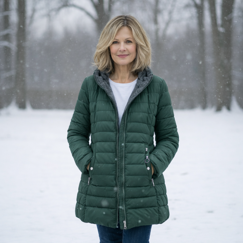 Harriet – Varm fodrad pufferjacka