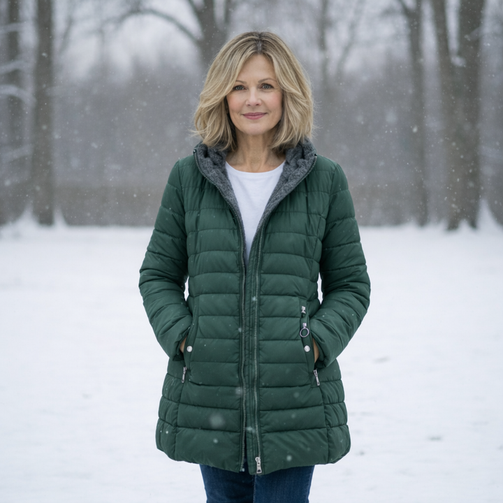 Harriet – Varm fodrad pufferjacka