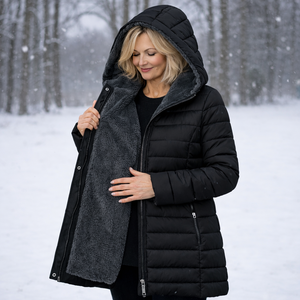 Harriet – Varm fodrad pufferjacka